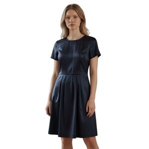 Brooks brothers sateen dress sz 12